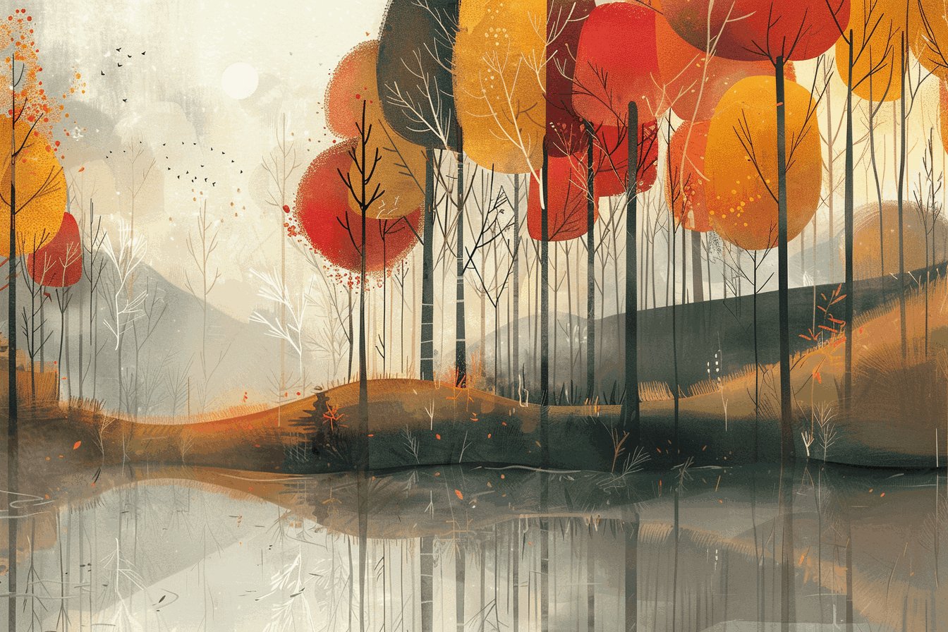 Autumn Reverie - Canvas - DearHue